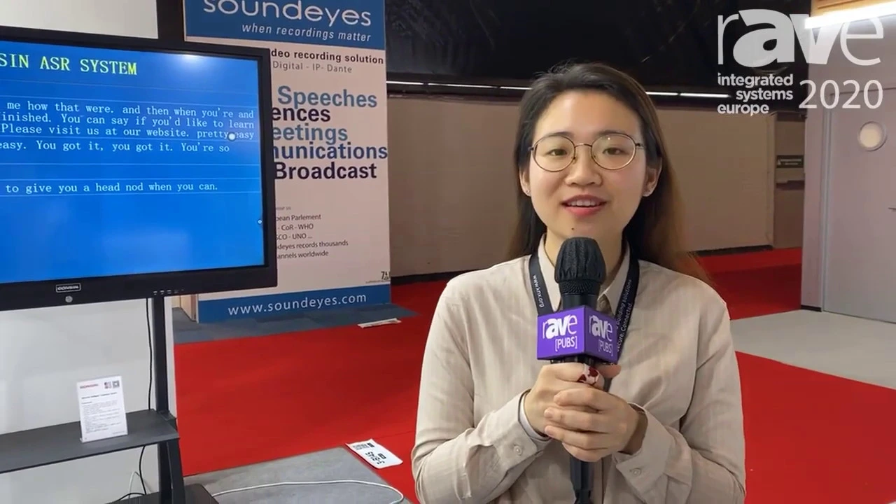 ISE 2020: Gonsin демонстрирует свою настольную безбумажную конференц-систему с системой ASR