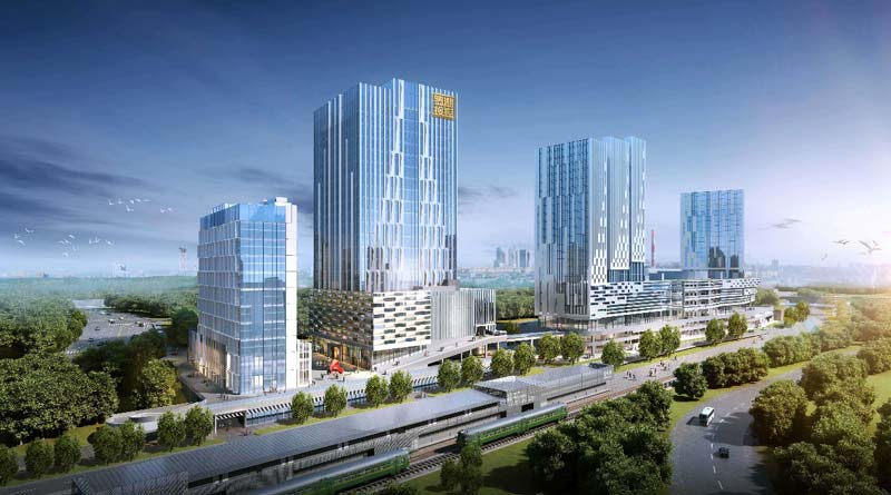 Gonsin используется в здании Luohu Investment Holdings, Шэньчжэнь