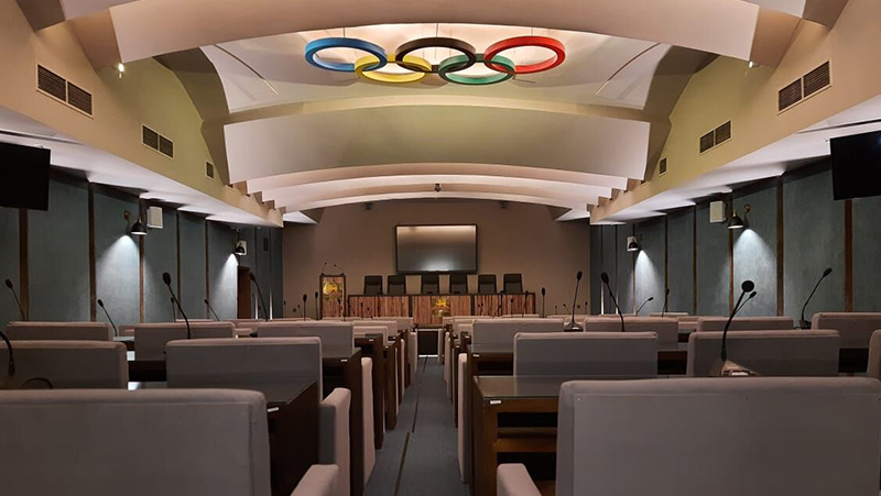 Gonsin Conference Audio and Video System in the National Olympic Committee of Sri Lanka Gonsin Conference Audio and Video System in the National Olympic Committee of Sri Lanka