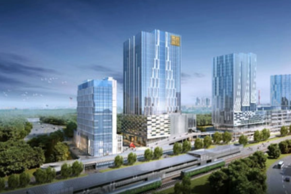 Gonsin используется в здании Luohu Investment Holdings, Шэньчжэнь